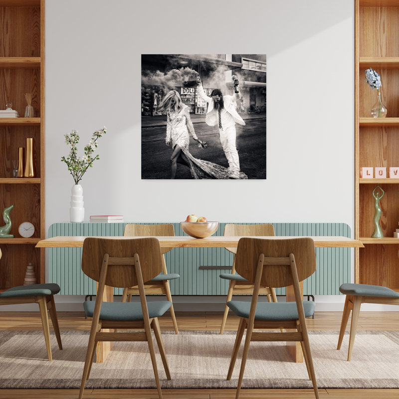 Art mural urbain moderne et romantique Edgy, H 36 po x l 36 po