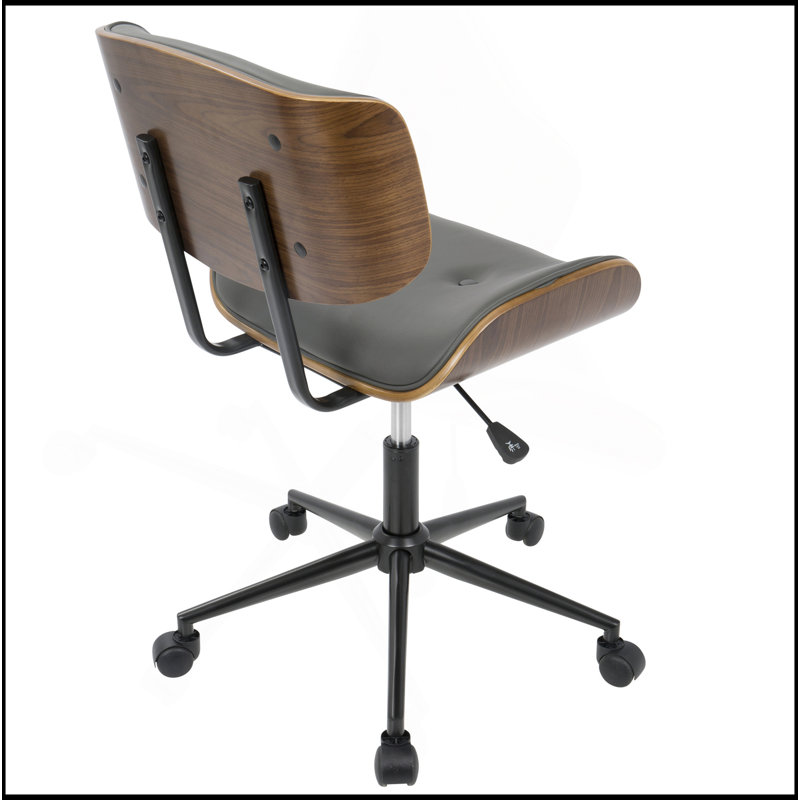 Chaise de bureau moderne et réglable avec dossier ergonomique et fonction de pivotement en douceur