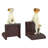 Jack Russell Terrier Dog Cast Iron Bookends