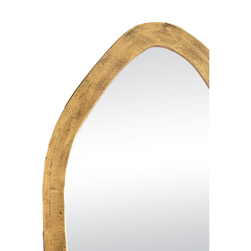 Macy Oval Metal Mirror