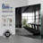 Fab Glass and Mirror Large Gym Mirror for Home Gym 48x32 - Full Length HD Tempered Glass Wall Panel - Professional Workout Display with Safety Backing - 1/4 Inch Commercial Grade