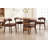 Modern Upholstered Side Dining Chairs With Curved Backrest, With Solid Wood Frame, For Dining Room/Living Room-963464383-963464376