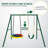 Klo Kick Metal Swing Set with 2 Swing(s)