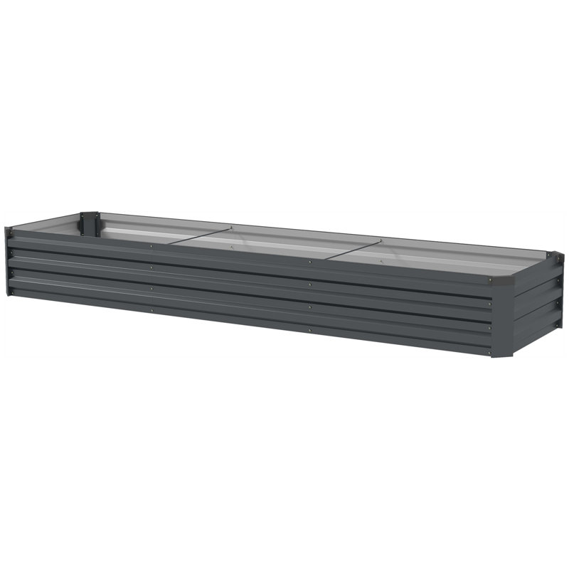 Galvanized Raised Garden Bed Kit for Flowers