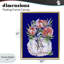 Cadre flottant Florals In Milk Glass, design par Susan Lugar-28423583-28423580