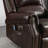 Alverez 38.19" Wide Top Faux Leather Power Standard Recliner Chair Brass Nail Decoration Massage Heating With USB Port (Set Of 8)-111010313