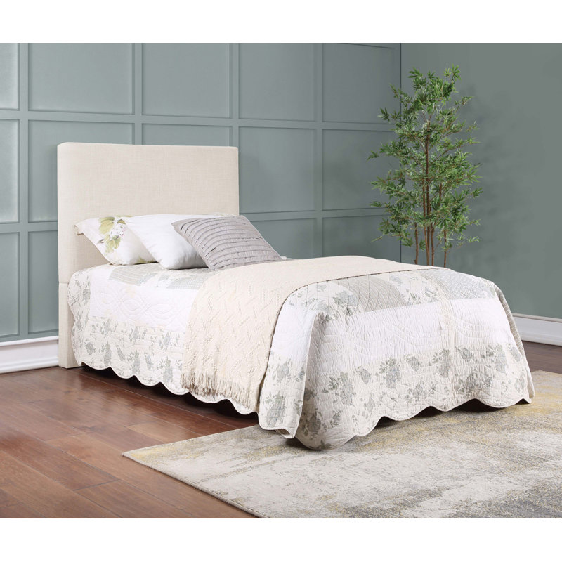 Tête de lit simple tapissier Barbel sable, Simple, Beige
