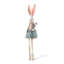 Lapin de Pâques 29,5 po en tissu avec pattes suspendues