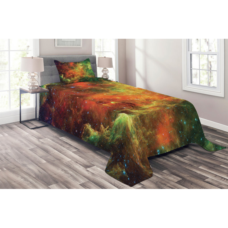 Coverlet, Twin Bedspread + 1 Sham