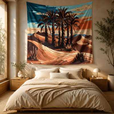 Tapisserie murale «Southwestern Plants Desert Palm 163»