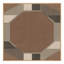 Soft Plush Eakes Classic Geometric Shapes Area Rug in Brown – LightBrown Binding-501858704