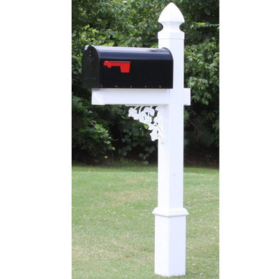 Plastic Post Mounted Mailbox