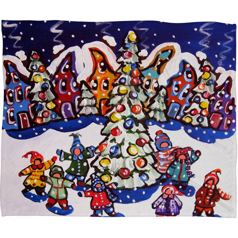 Jeté Renie Britenbucher Oh Christmas Tree, Grand