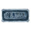 Denim Ruffle Blue Decorative Pillow