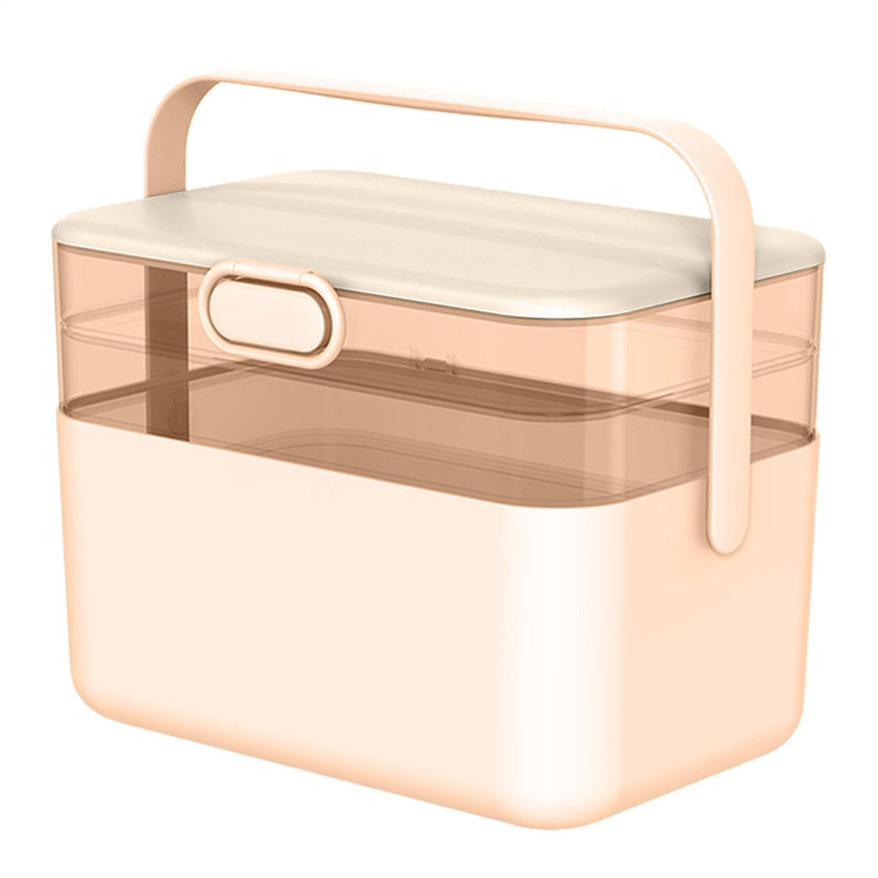 Ebern Designs Decorative Bin, Cream