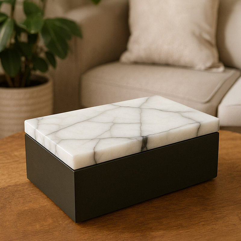 Eveline Handmade Marble Decorative Box