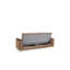 Canapé-lit Luna de style moderne en bois de couleur cuivre-225248593