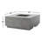 Ella Square Concrete Propane Fire Pit Table-97550384