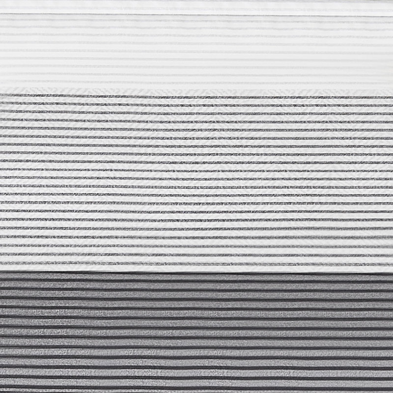 Ensemble d'édredon pour lit très grand Andency 7 pièces - lit dans un sac rayé blanc et noir, ensemble de literie toutes saisons en microfibre douce avec édredon, drap-housse, taies d'oreiller et taies décoratives