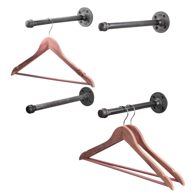 Ensemble de support de suspension pour vêtements industriels résistants de 0,5 po Laeff