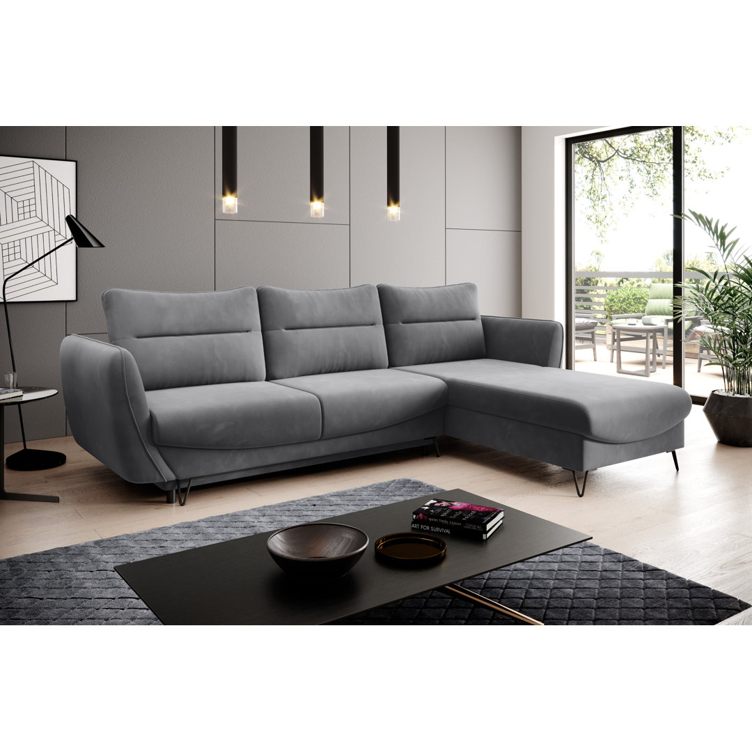 Ecksofa Stotesbury mit Bettfunktion