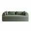 Canapé-lit convertible en chenille avec coussin cylindrique-953595845