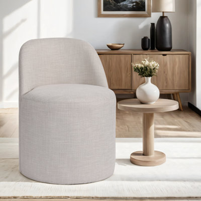 Nian 22" W Upholstered Barrel Chair 