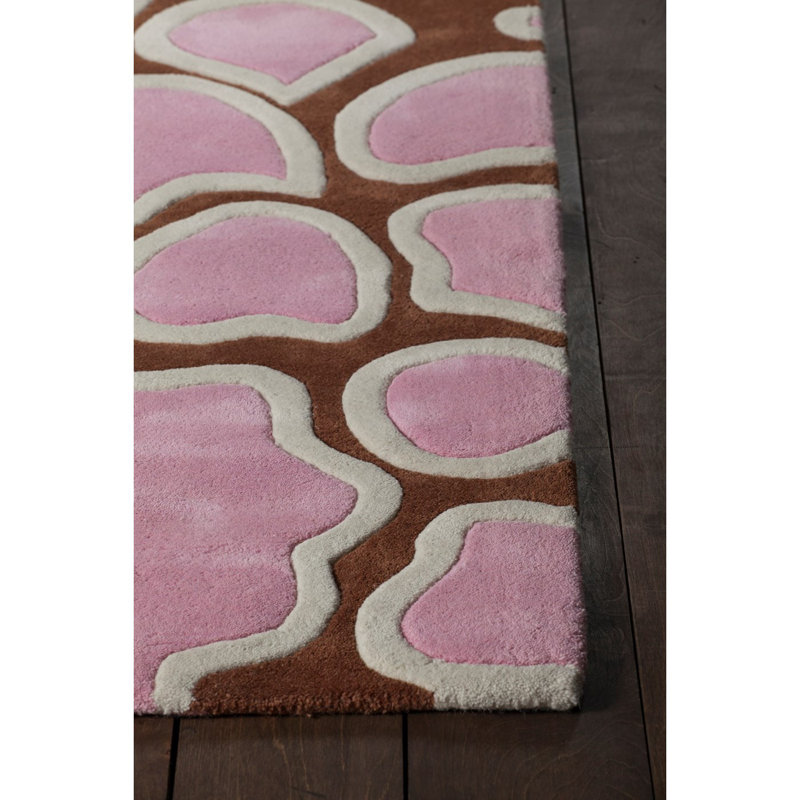Inhabit Designer Brown Area Rug, Rectangle 2' x 3'