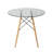 Eiffel Glass Round Dining Table-85530311