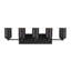 Éclairage pour meuble-lavabo 5 lumières Nola-95320084-95320085