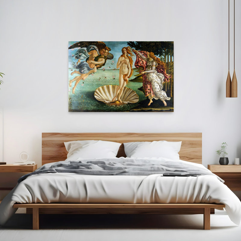 «Naissance de Vénus», reproduction d'art classique de paysage côtier abstrait, H 40 po x l 60 po
