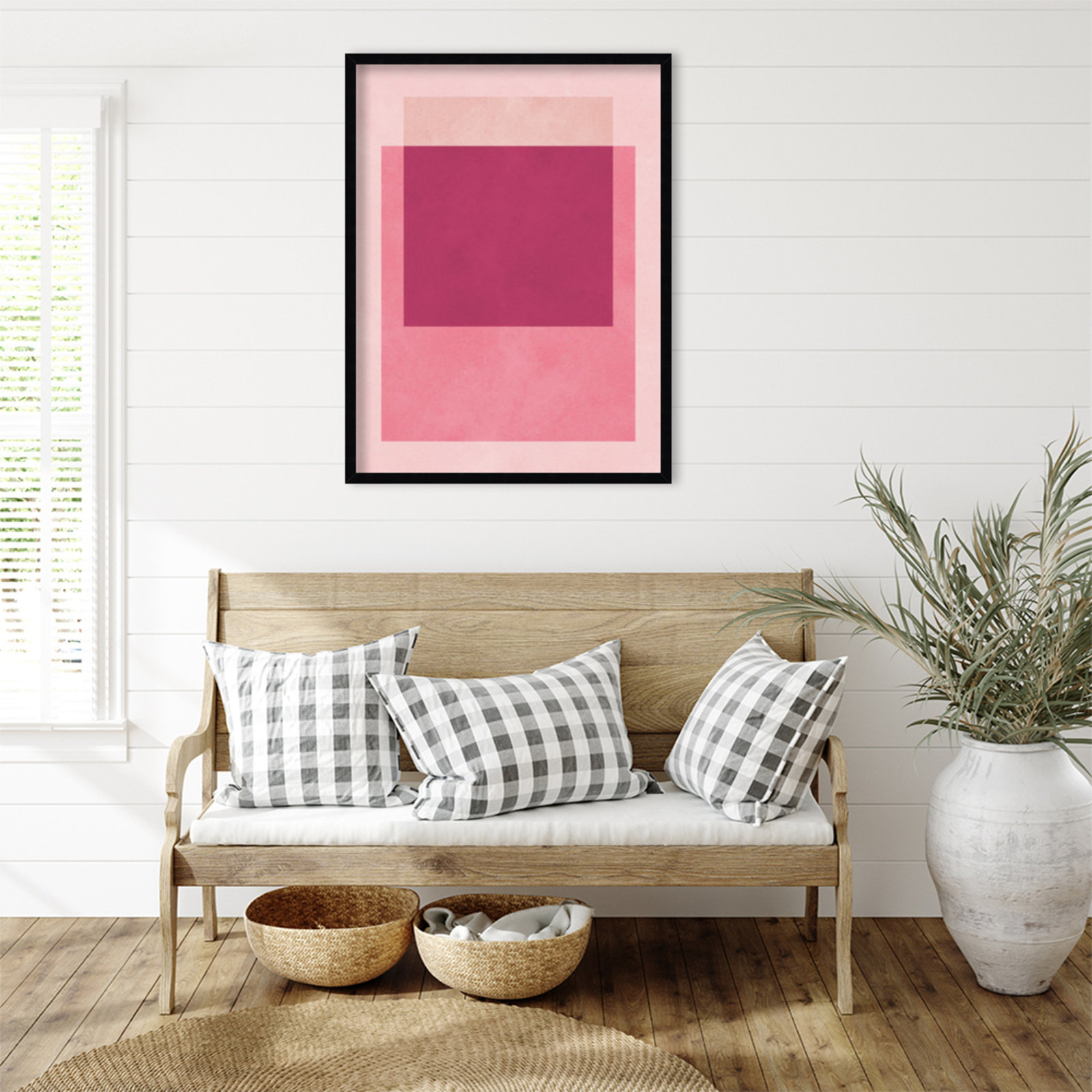 Overlapping Geometry 12 Print, 33" H x 25" W, Black