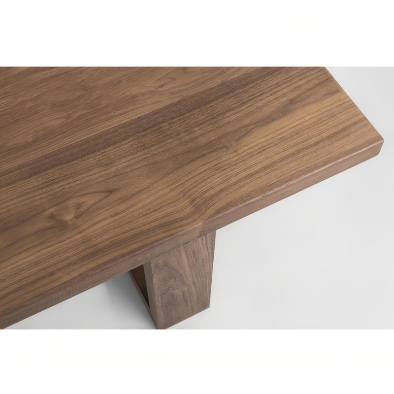 Rectangular Solid Wood Dining Tables, 29.5"H x 86.6"L x 35.4"W