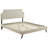 Corene Platform Bed with Round Splayed Legs-1552786224-1552786226
