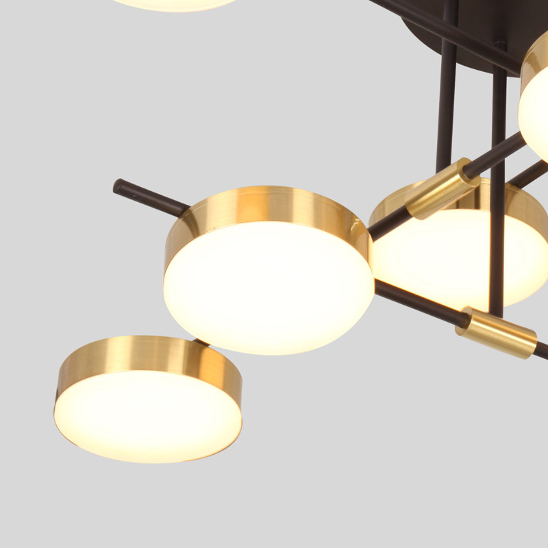 Acrylic LED Semi Flush Mount