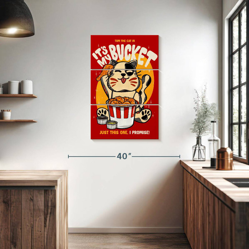 Yarlin It's My Bucket, 38" H x 24" W