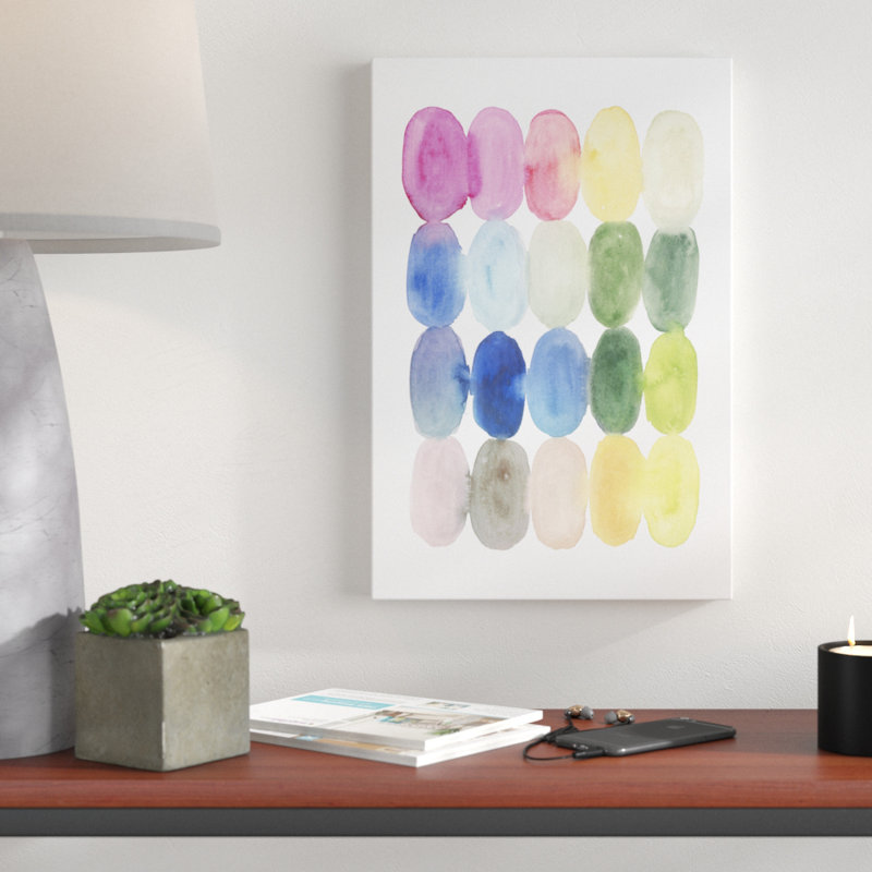Colour Melt II by Victoria Borges - Painting Print, 46cm H x 30cm W, Wrapped Canvas