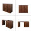 Computer Desk With Drawers, Modern Corner Home Office Storage With Extendable Table, Study Writing Desk Workstation For Home,Office