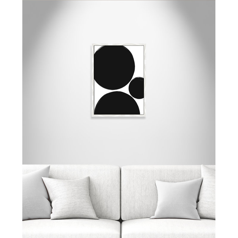 «Line Dessin Collection Bowring Dots» encadré sur papier par Leah Straatsma, H 23 po x l 17 po x P 1,25 po