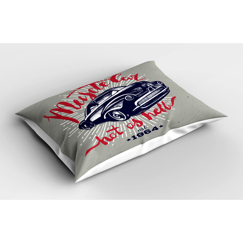 Cars Polyester Sham Set, Queen