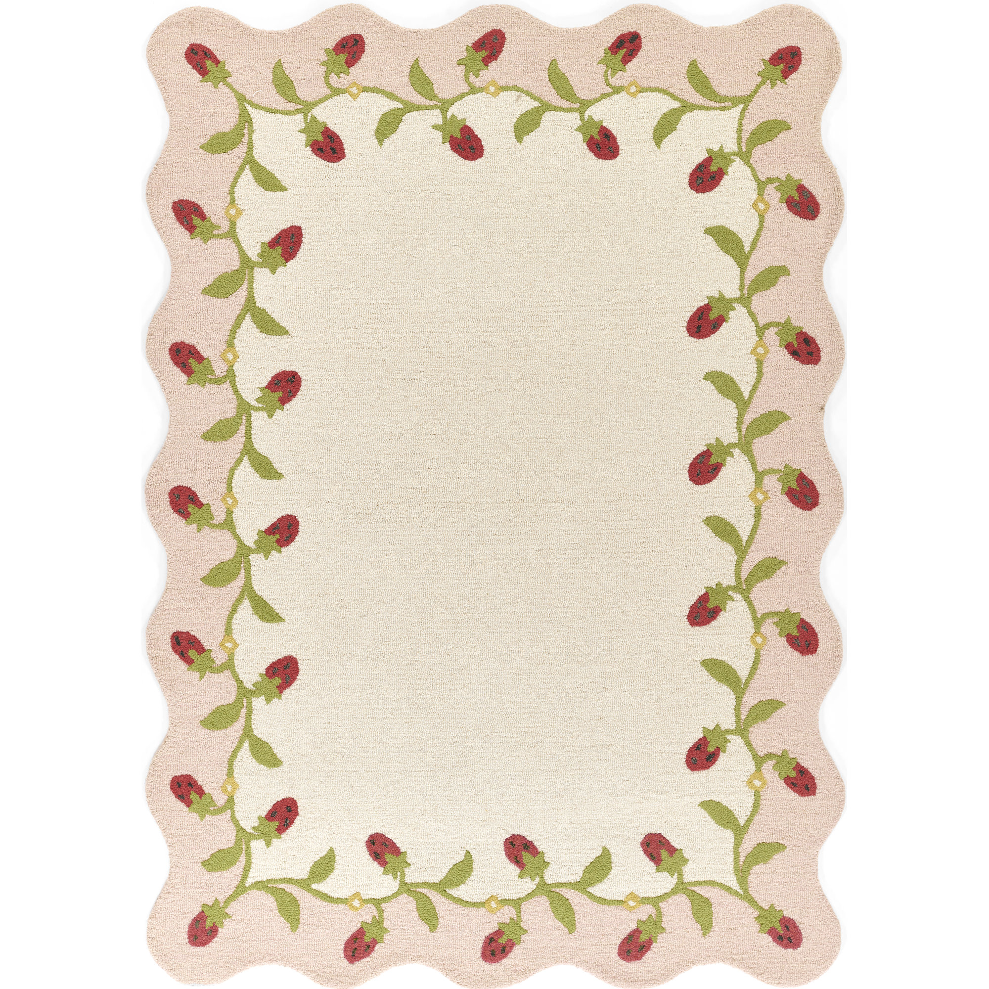 Lola Hand Tufted Wool Floral Multi Area Rug, Rectangle 7'10" x 9'10"