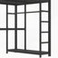 Lit mezzanine en métal avec garde-robe et bureau en L-1527086709-1527086711
