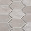 Porcelaine hexagonale 2 po gris moyen 2 po / 20 feuilles / 19,698 pieds carrés / boîte-129241306