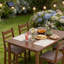 Ensemble de cuisine, ensemble de salle à manger 5 pièces, table de salle à manger avec chaises-1507522994-1507522995-1507523006