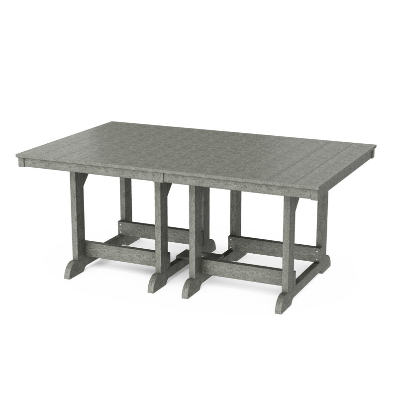 Heritage 44" x 72" Dining Table, Dark Gray