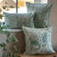 Animal Print Blue Square Cushion