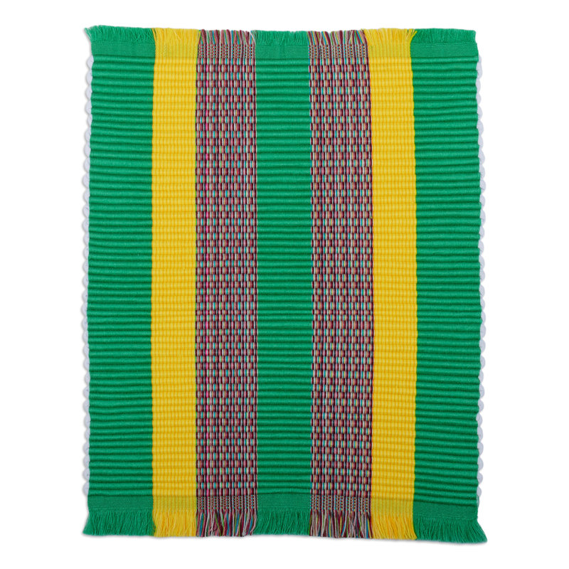 Juliet Rectangular Striped Cotton Table Runner