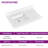 36'' Quartz Single Bathroom Vanity Top with Sink