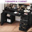 Coiffeuse de maquillage avec miroir et lumières-102716552