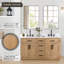 Ensemble de meuble-lavabo double 60 po Gavino-458687471-458687464